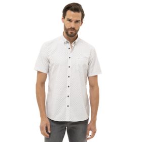 Pierre Cardin 50227446-VR013 Beyaz Erkek Gömlek
