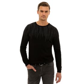 Pierre Cardin 50227828-VR046 Siyah Erkek Kazak