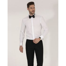 Pierre Cardin 50236035-VR013 Beyaz Smokin Erkek Gömlek
