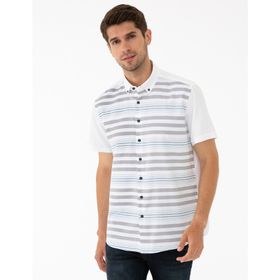 Pierre Cardin 50240403-VR036 Mavi Erkek Gömlek