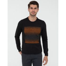 Pierre Cardin 50241414-VR081 Antrasit Melanj Erkek Kazak