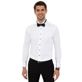 Pierre Cardin 50246037-VR013 Beyaz Erkek Gömlek