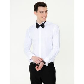 Pierre Cardin 50246043-VR013 Beyaz Erkek Smokin Gömleği