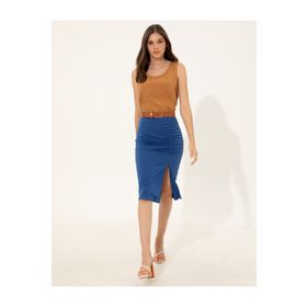 Pierre Cardin 50246275-VR045 Saks Kadın Etek
