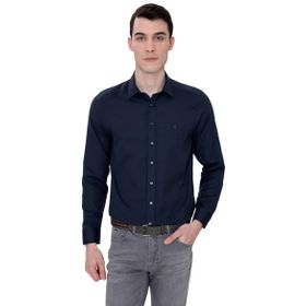 Pierre Cardin 50247117-VR033 Lacivert Desenli Erkek Gömlek