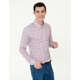 Pierre Cardin 50248485-VR026 Gül Kurusu Erkek Gömlek
