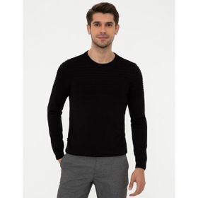 Pierre Cardin 50248541-VR046 Siyah Erkek Kazak