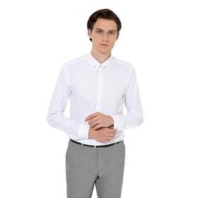Pierre Cardin 50251106-VR013 Beyaz Erkek Smokin Gömleği