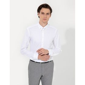 Pierre Cardin 50251106-VR013 Beyaz Erkek Smokin Gömleği