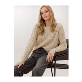 Pierre Cardin 50253283-VR071 Krem Kadın Kazak