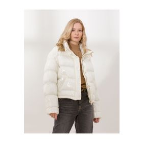 Pierre Cardin 50254127-VR013 Beyaz Kadın Mont