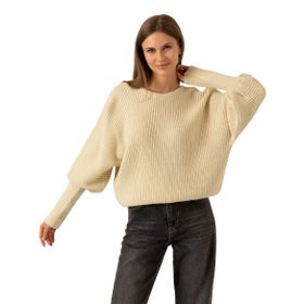 Pierre Cardin 50254324-VR071 Krem Kadın Kazak