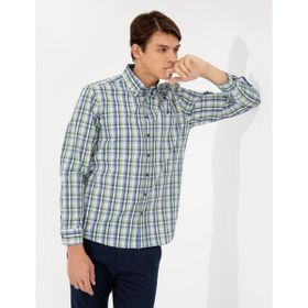 Pierre Cardin 50254710-VR054 Yeşil Erkek Gömlek