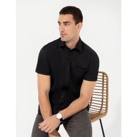 Pierre Cardin 50255266-VR046 Siyah Erkek Gömlek