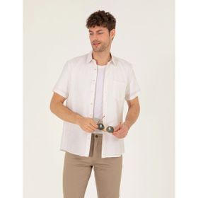 Pierre Cardin 50255276-VR051 Turuncu Erkek Gömlek