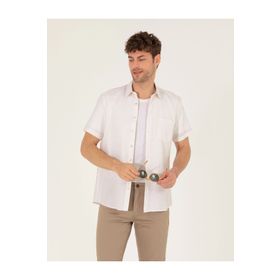 Pierre Cardin 50255276-VR051 Turuncu Erkek Gömlek