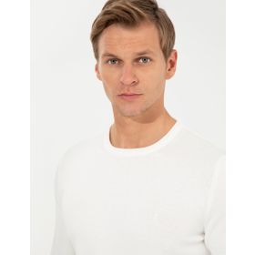 Pierre Cardin 50257290-VR019 Ekru Erkek Kazak