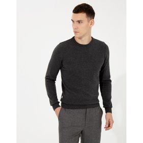 Pierre Cardin 50257290-VR086 Gri Melanj Erkek Kazak
