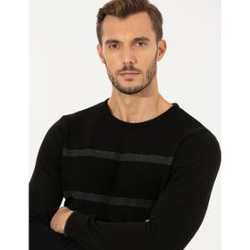 Pierre Cardin 50258805-VR046 Siyah Erkek Kazak
