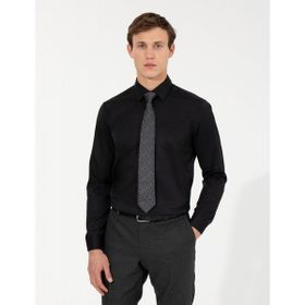 Pierre Cardin 50258931-VR046 Siyah Erkek Gömlek