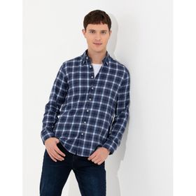 Pierre Cardin 50259491-VR033 Lacivert Desenli Erkek Gömlek