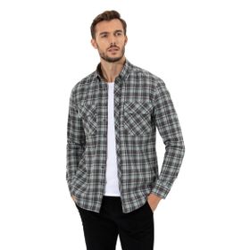 Pierre Cardin 50259492-VR054 Yeşil Erkek Gömlek