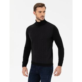 Pierre Cardin 50259787-VR046 Siyah Erkek Kazak