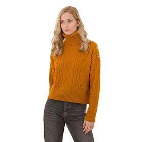 Pierre Cardin 50259955-VR072 Hardal Kadın Kazak