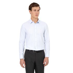 Pierre Cardin 50260312-VR003 Açık Mavi Desenli Erkek Gömlek