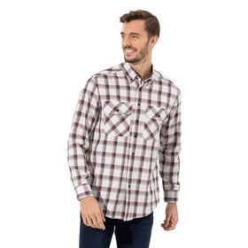 Pierre Cardin 50261755-VR014 Bordo Desenli Erkek Gömlek