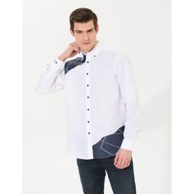 Pierre Cardin 50262456-VR049 Taş Erkek Gömlek