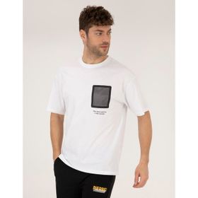 Pierre Cardin 50262628-VR013 Beyaz Comfort Fit Bisiklet Yaka Erkek T-shirt