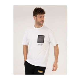 Pierre Cardin 50262628-VR013 Beyaz Comfort Fit Bisiklet Yaka Erkek T-shirt