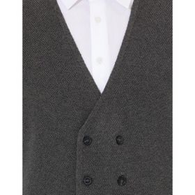 Pierre Cardin 50263176-VR086 Gri Melanj Triko Erkek Yelek