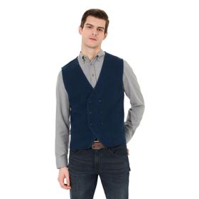 Pierre Cardin 50263176-VR120 Lacivert Melanj Triko Erkek Yelek