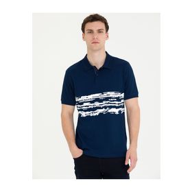 Pierre Cardin 50263931-VR033 Lacivert Erkek T-shirt