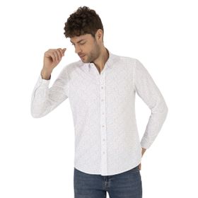Pierre Cardin 50265075-VR041 Pembe Desenli Erkek Gömlek