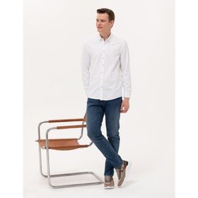 Pierre Cardin 50265077-VR092 Açık Yeşil Desenli Erkek Gömlek
