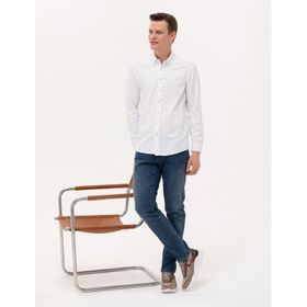 Pierre Cardin 50265077-VR092 Açık Yeşil Desenli Erkek Gömlek