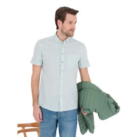 Pierre Cardin 50265118-VR054 Yeşil Erkek Gömlek