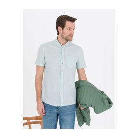 Pierre Cardin 50265118-VR054 Yeşil Erkek Gömlek
