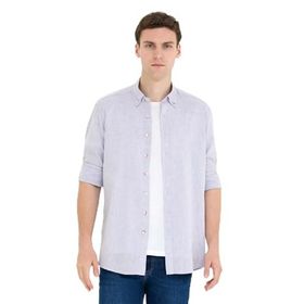 Pierre Cardin 50265119-VR034 Limon Desenli Erkek Gömlek