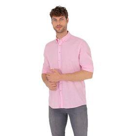 Pierre Cardin 50265119-VR041 Pembe Desenli Erkek Gömlek