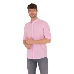 Pierre Cardin 50265119-VR041 Pembe Desenli Erkek Gömlek
