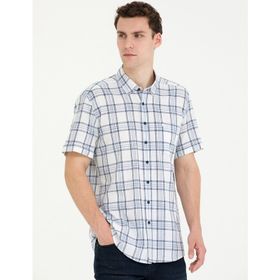 Pierre Cardin 50265120-VR033 Lacivert Erkek Gömlek