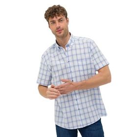 Pierre Cardin 50265122-VR036 Mavi Kısa Kollu Erkek Gömlek