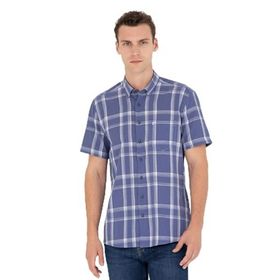 Pierre Cardin 50265125-VR033 Lacivert Kısa Kollu Erkek Gömlek