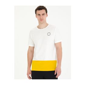 Pierre Cardin 50265498-VR019 Ekru Erkek T-shirt