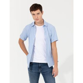 Pierre Cardin 50267433-VR003 Açık Mavi Erkek Gömlek