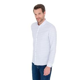 Pierre Cardin 50267994-VR003 Açık Mavi Desenli Erkek Gömlek